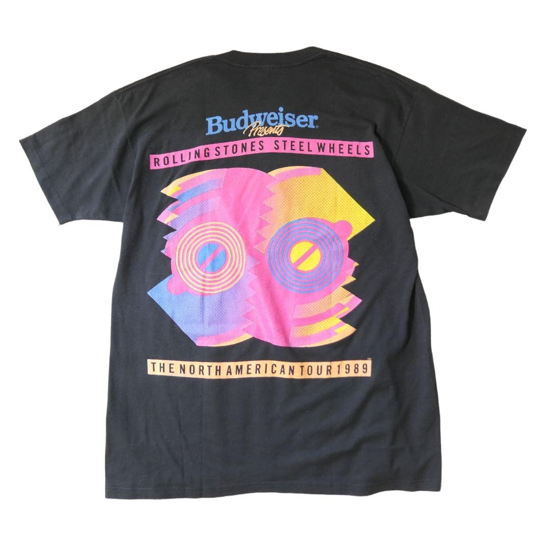 VINTAGE 80s Rock band T-shirt -THE ROLLING STONES-