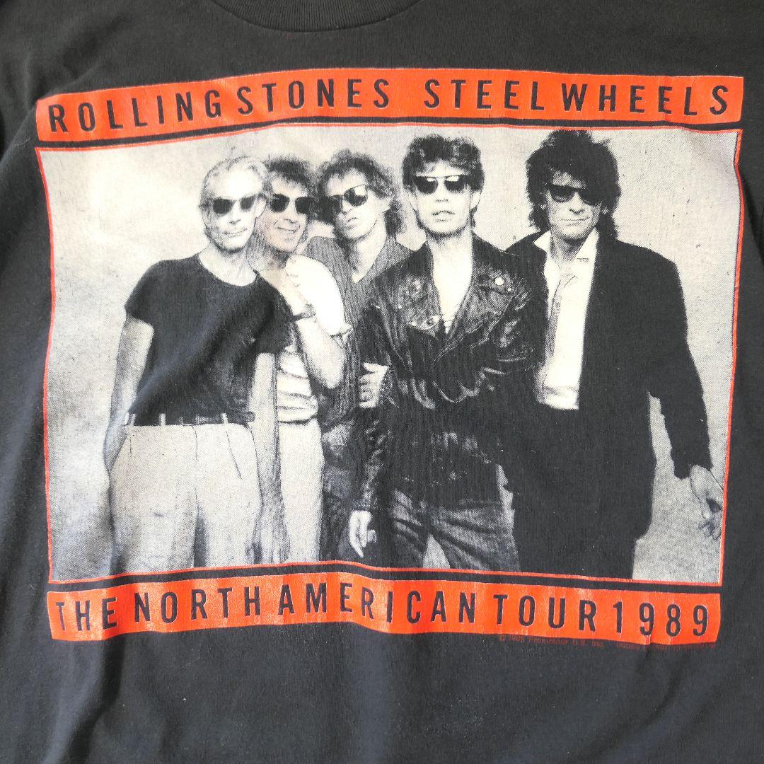 VINTAGE 80s Rock band T-shirt -THE ROLLING STONES-