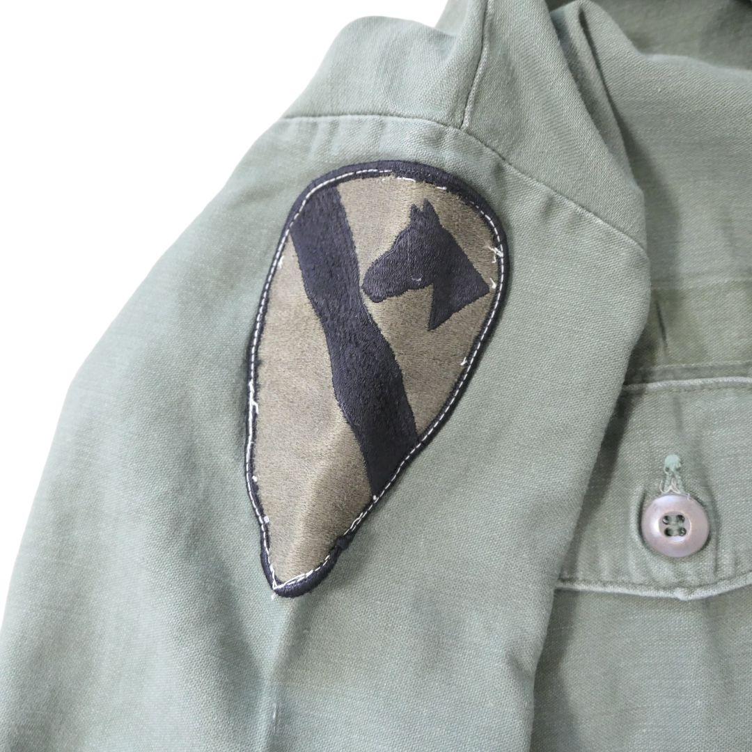 VINTAGE 70s M OG-107 Utility shirt -U.S.ARMY-
