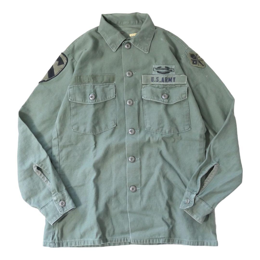 シャツUS ARMY UTILITY SHIRT OG-107 1976s 14.5