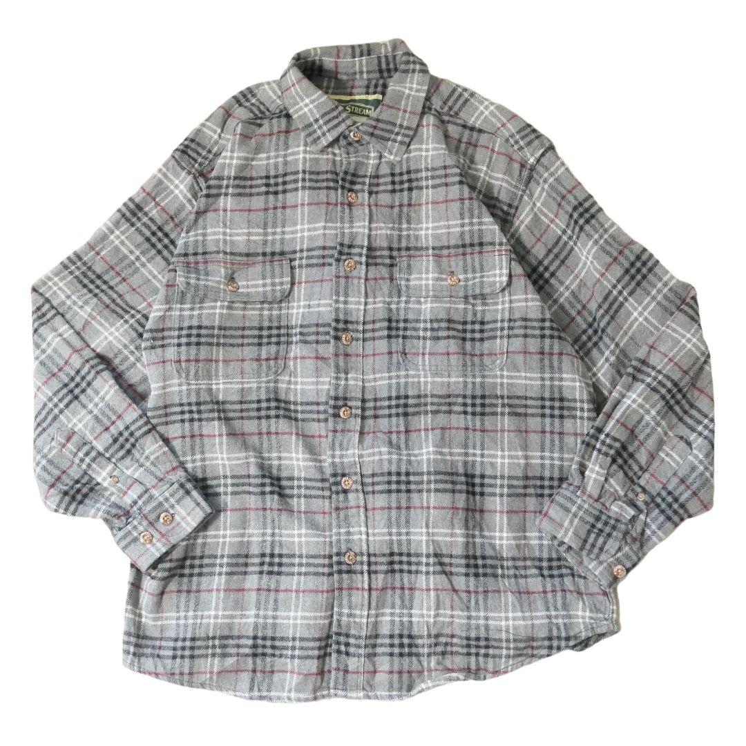 USED L Heavy frannel shirt -FIELD & STREAM-