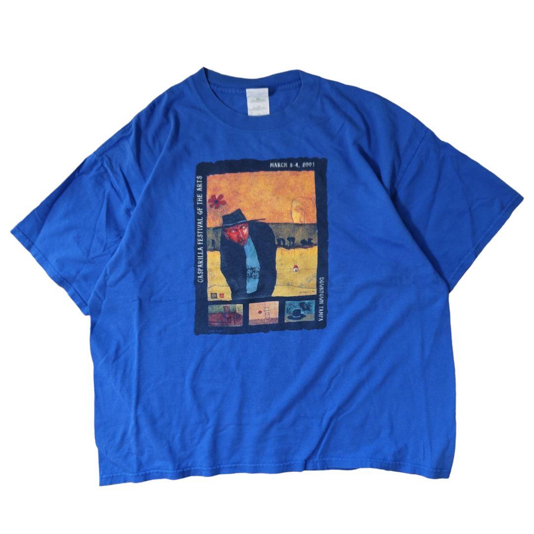 VINTAGE 00s XXL Art T-shirt -GILDAN-