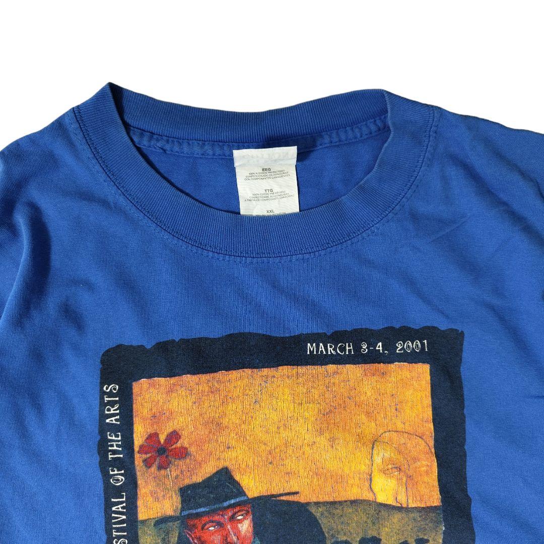 VINTAGE 00s XXL Art T-shirt -GILDAN-
