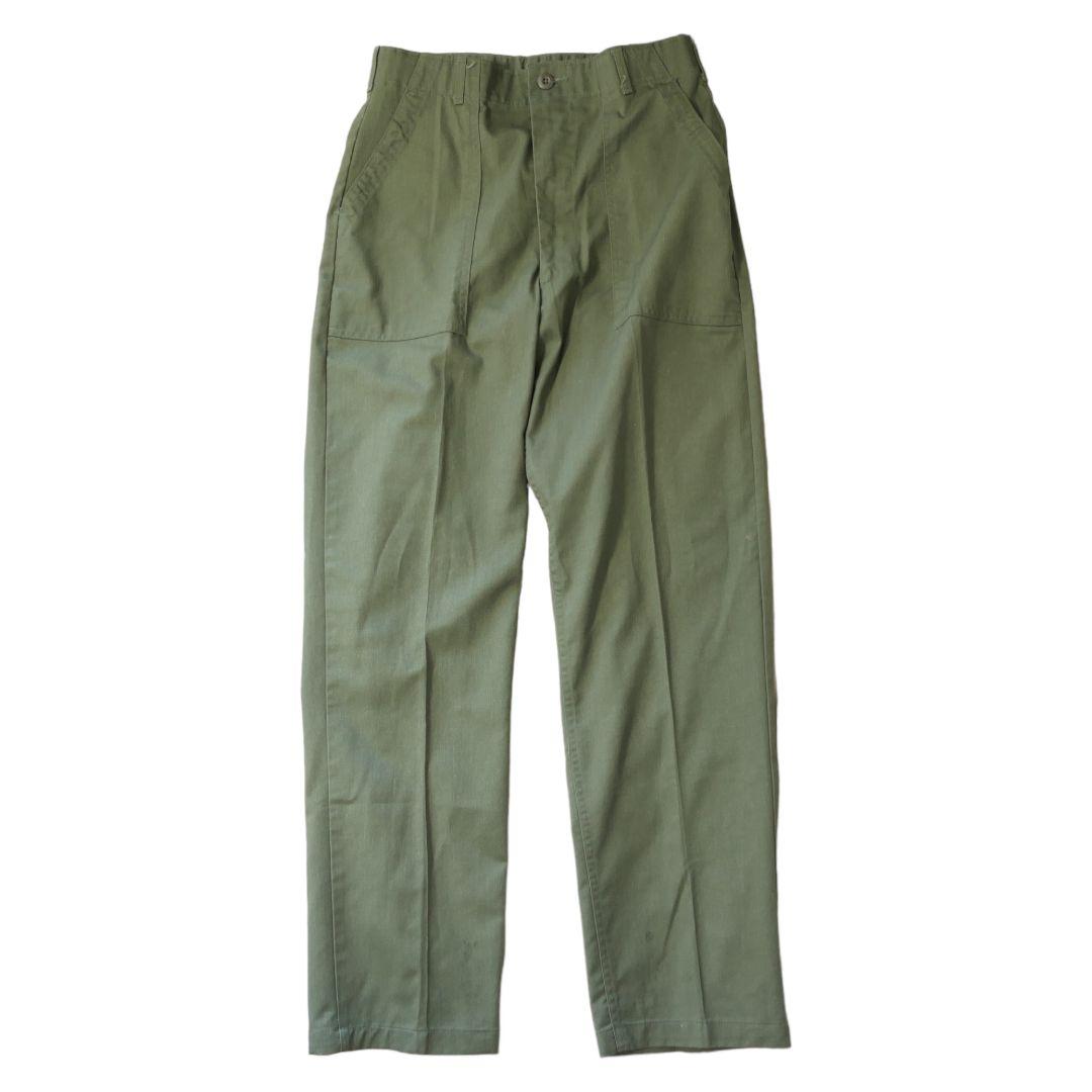 VINTAGE 80s 32inch OG-507 Baker pants -U.S.ARMY-