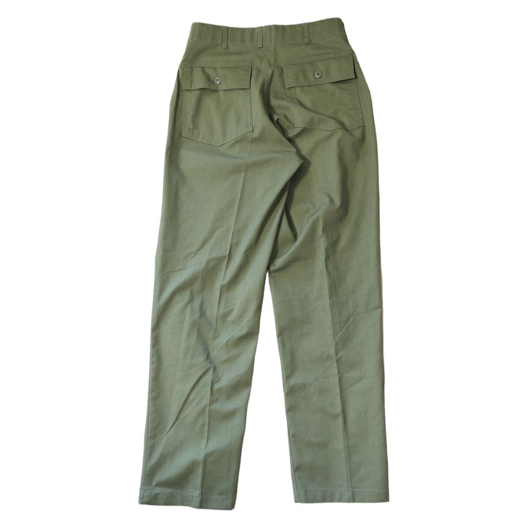 VINTAGE 80s 32inch OG-507 Baker pants -U.S.ARMY-