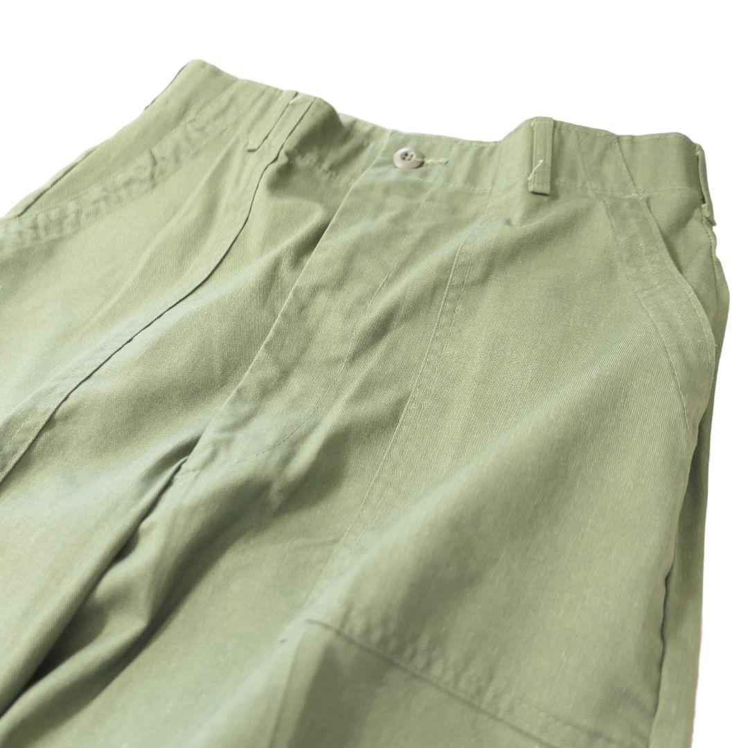 VINTAGE 80s 32inch OG-507 Baker pants -U.S.ARMY-