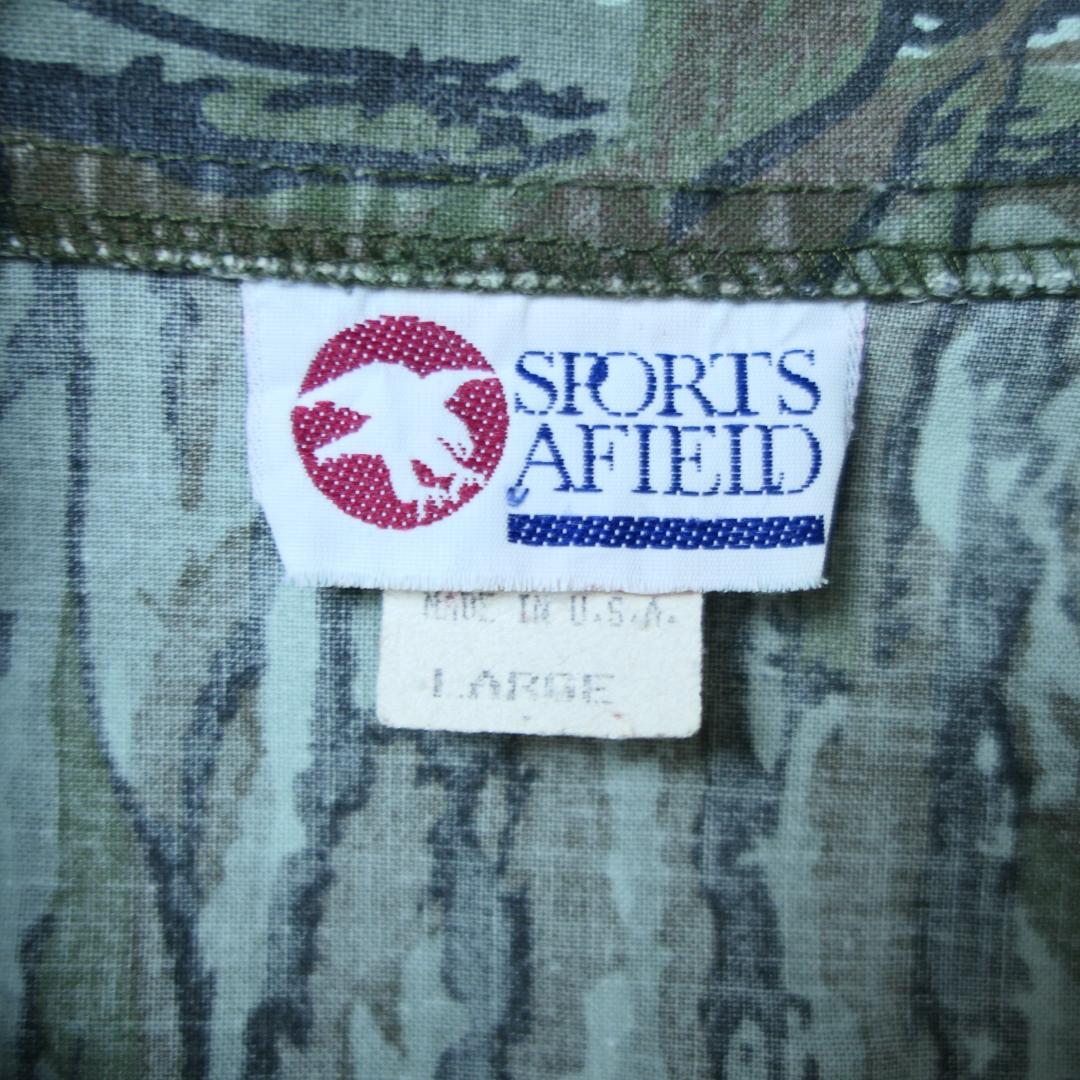 VINTAGE 90s L Real Tree Camouflage Shirt -SPORTS AFIELD-