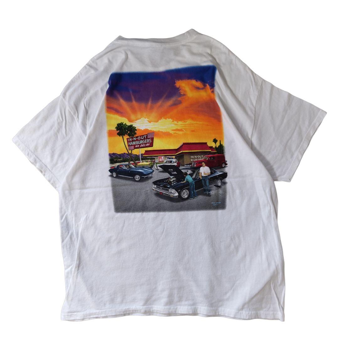 USED XL Corporate T-shirt -IN-N-OUT BURGER-