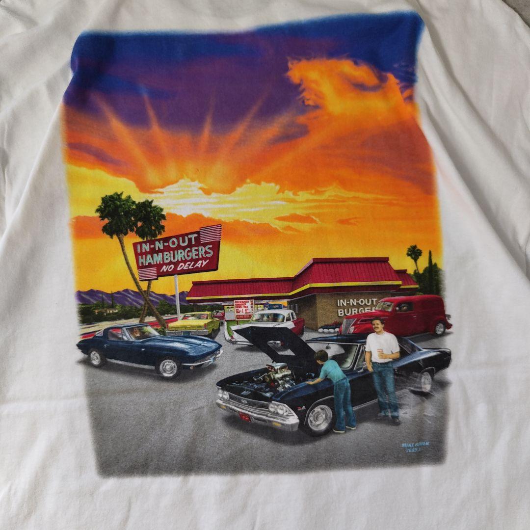 USED XL Corporate T-shirt -IN-N-OUT BURGER-
