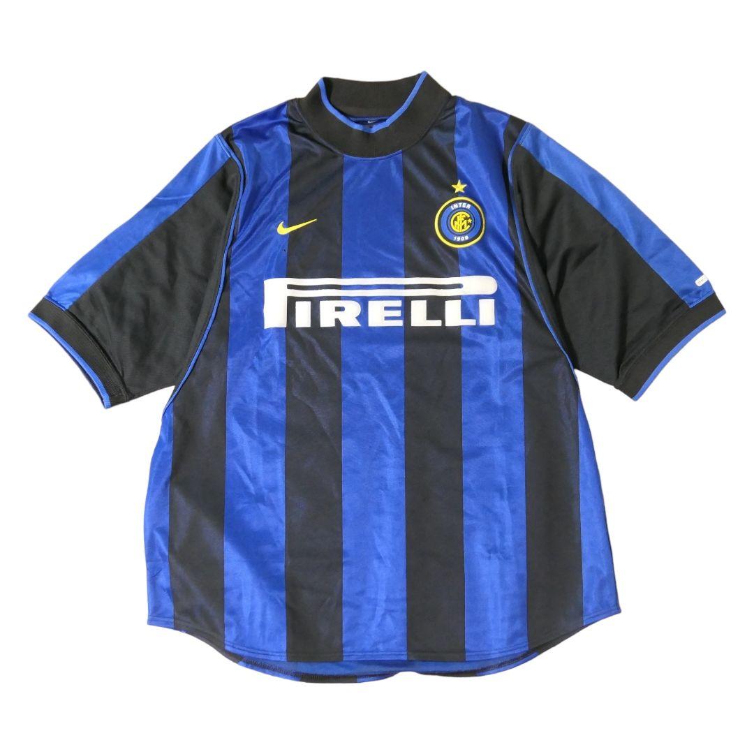 VINTAGE 90s L Soccer game shirt "INTER" -NIKE-