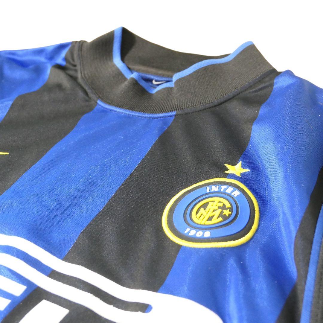 VINTAGE 90s L Soccer game shirt "INTER" -NIKE-