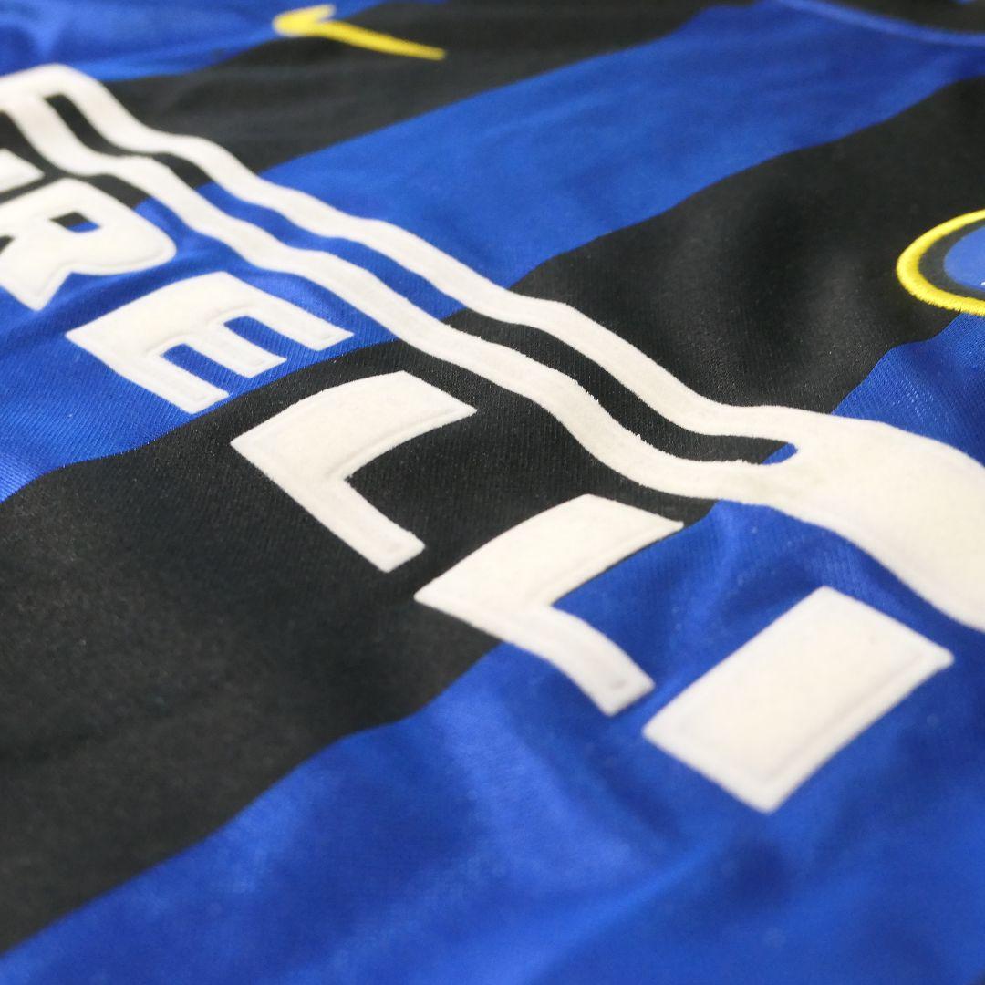 VINTAGE 90s L Soccer game shirt "INTER" -NIKE-