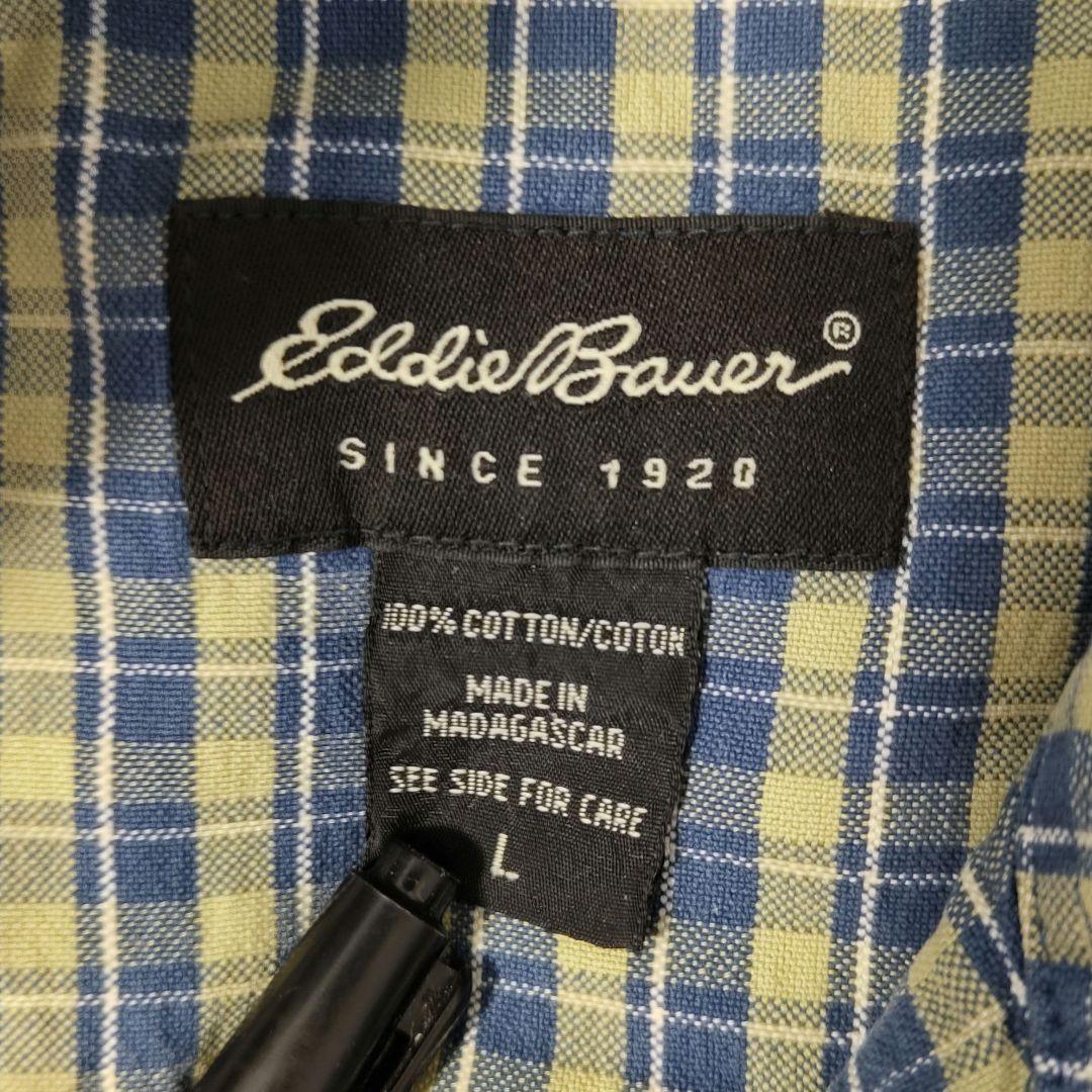 USED L Button down shirt -EddieBauer-