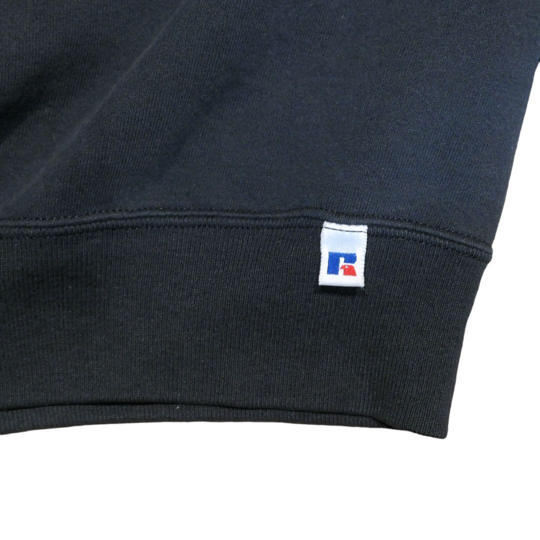 VINTAGE 90s XXL Logo Sweat "BLACK" -Russell Athletic-