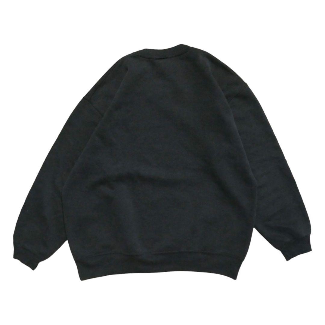 VINTAGE 90s XXL Logo Sweat "BLACK" -Russell Athletic-