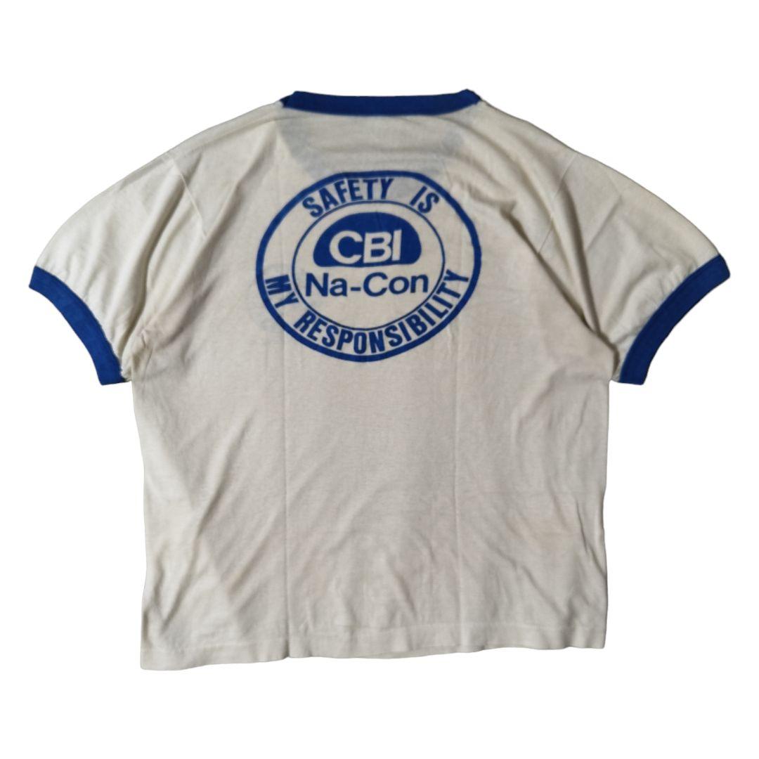 VINTAGE 80-90s M Ringer T-shirt -UNKNOWN-