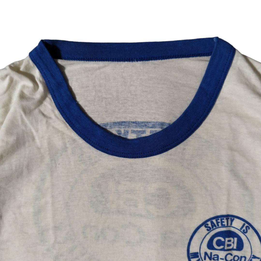 VINTAGE 80-90s M Ringer T-shirt -UNKNOWN-