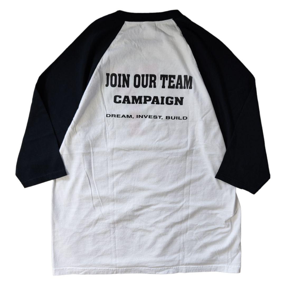 USED L Raglan sleeve T-shirt -anvil-