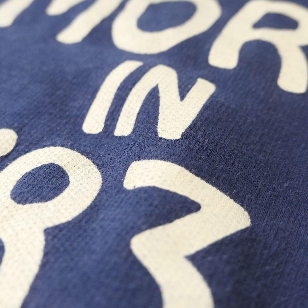 VINTAGE 80s L Printed sweat -Sears-