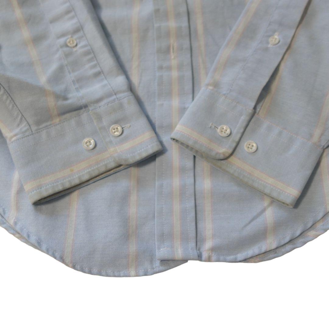 USED 15 1/2 Button down stripe shirt -Arrow-