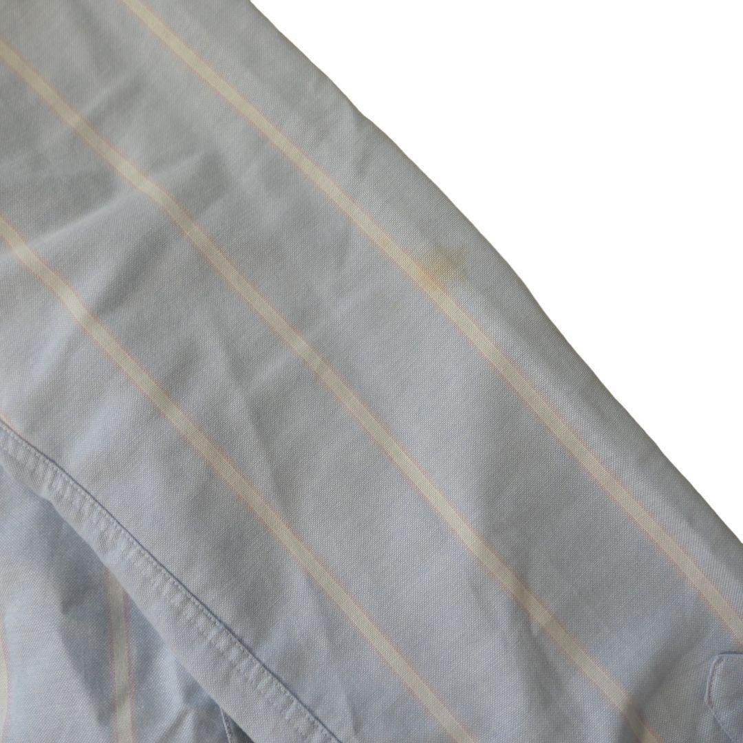 USED 15 1/2 Button down stripe shirt -Arrow-