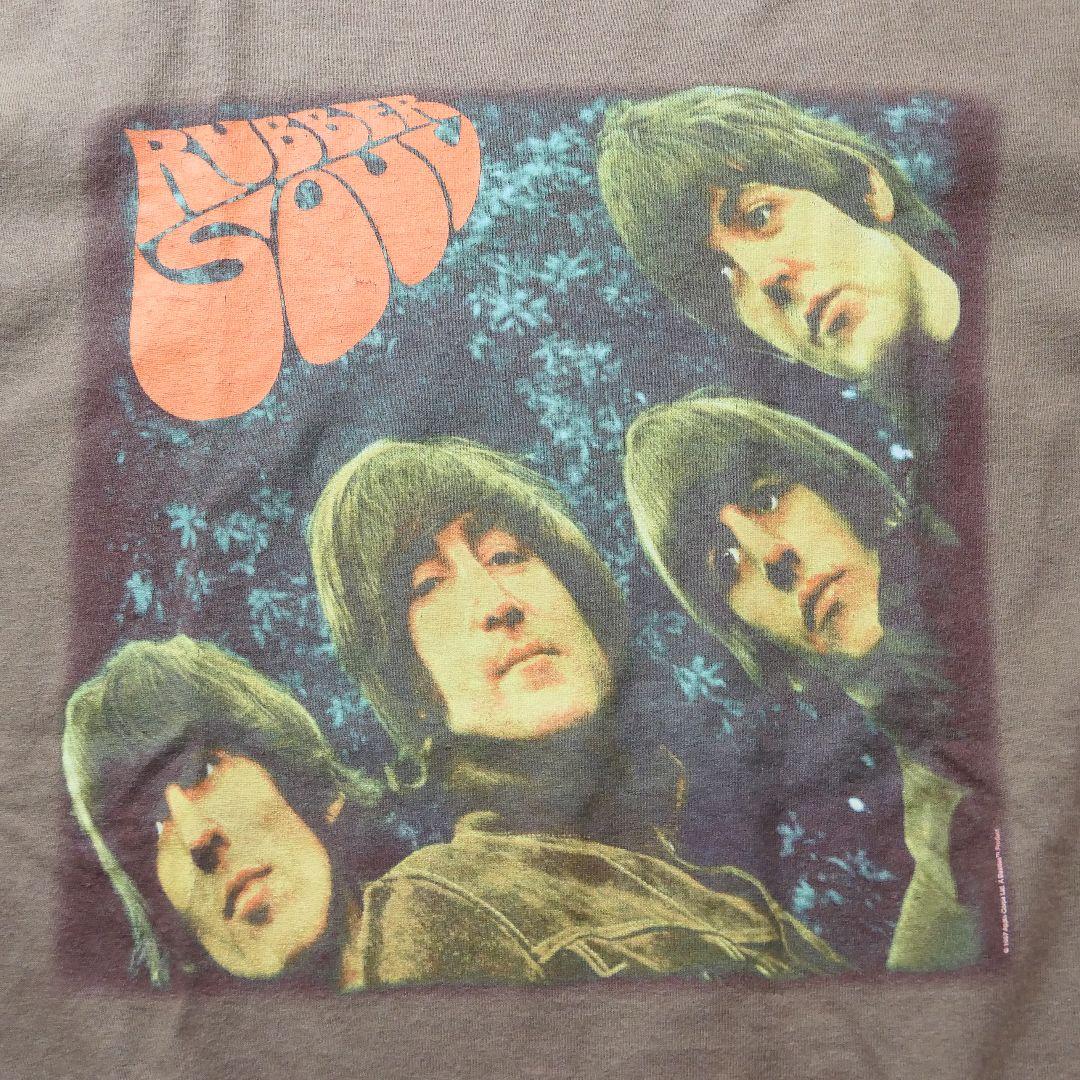 VINTAGE 90s M-L Rock Band Tee "Rubber Soul" -The Beatles-