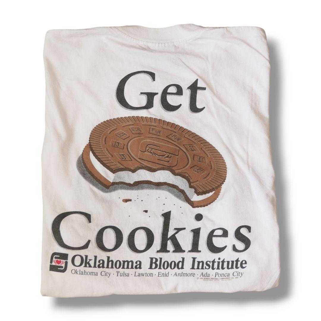 VINTAGE 90s XL Promotion Tee -Oklahoma Blood Institute-