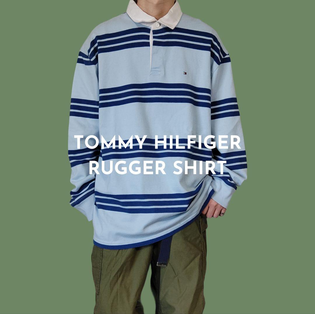 USED XL Rugger shirt -TOMMY HILFIGER-