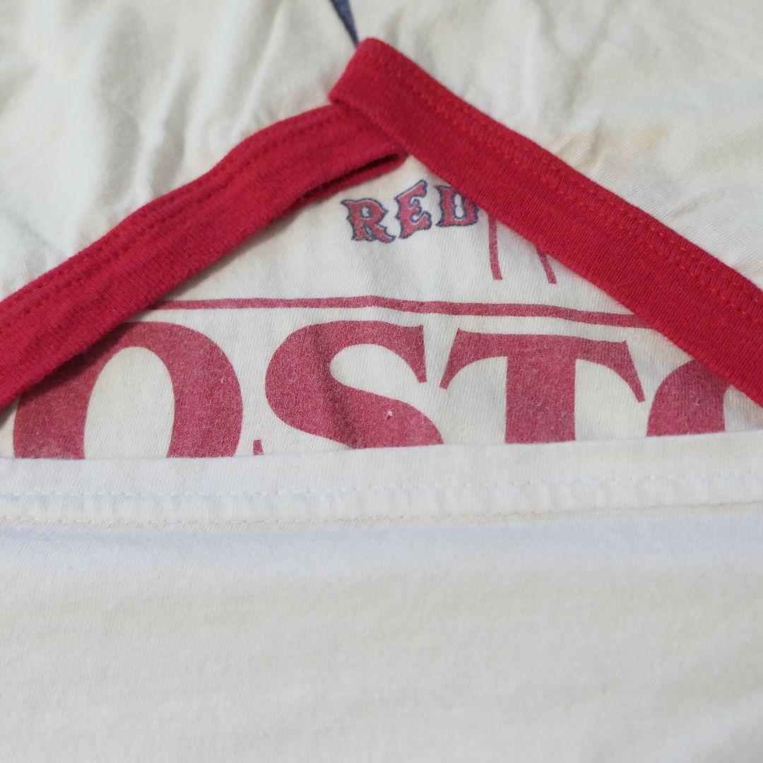 USED XL Ringer T-shirt -STRANGER THINGS × RED SOX-