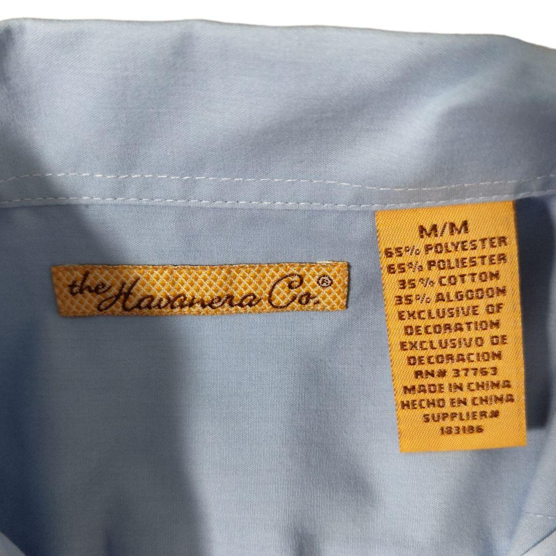 USED M Cuba shirt -the havanera co.-