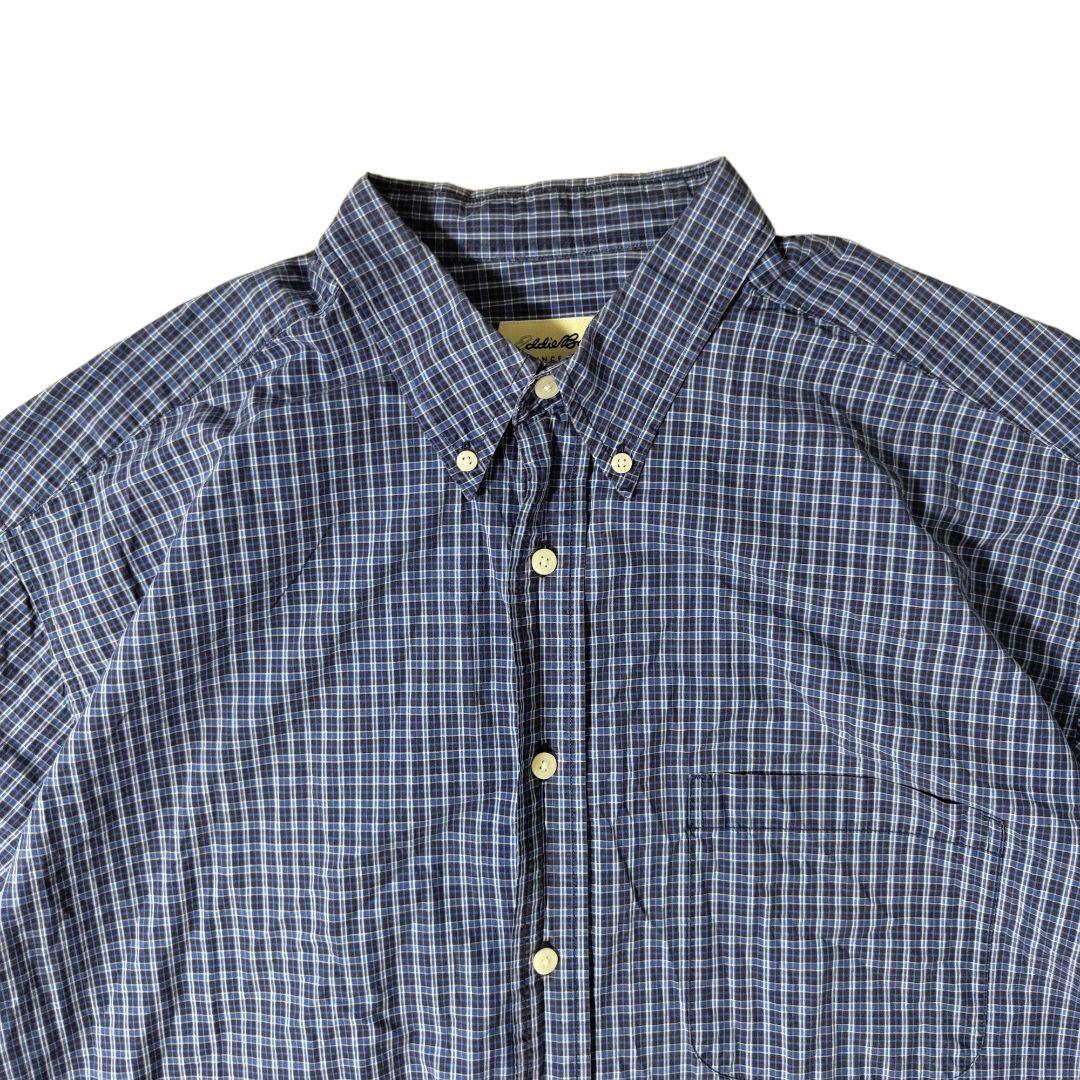 USED XL S/S Button down shirt -EddieBauer-