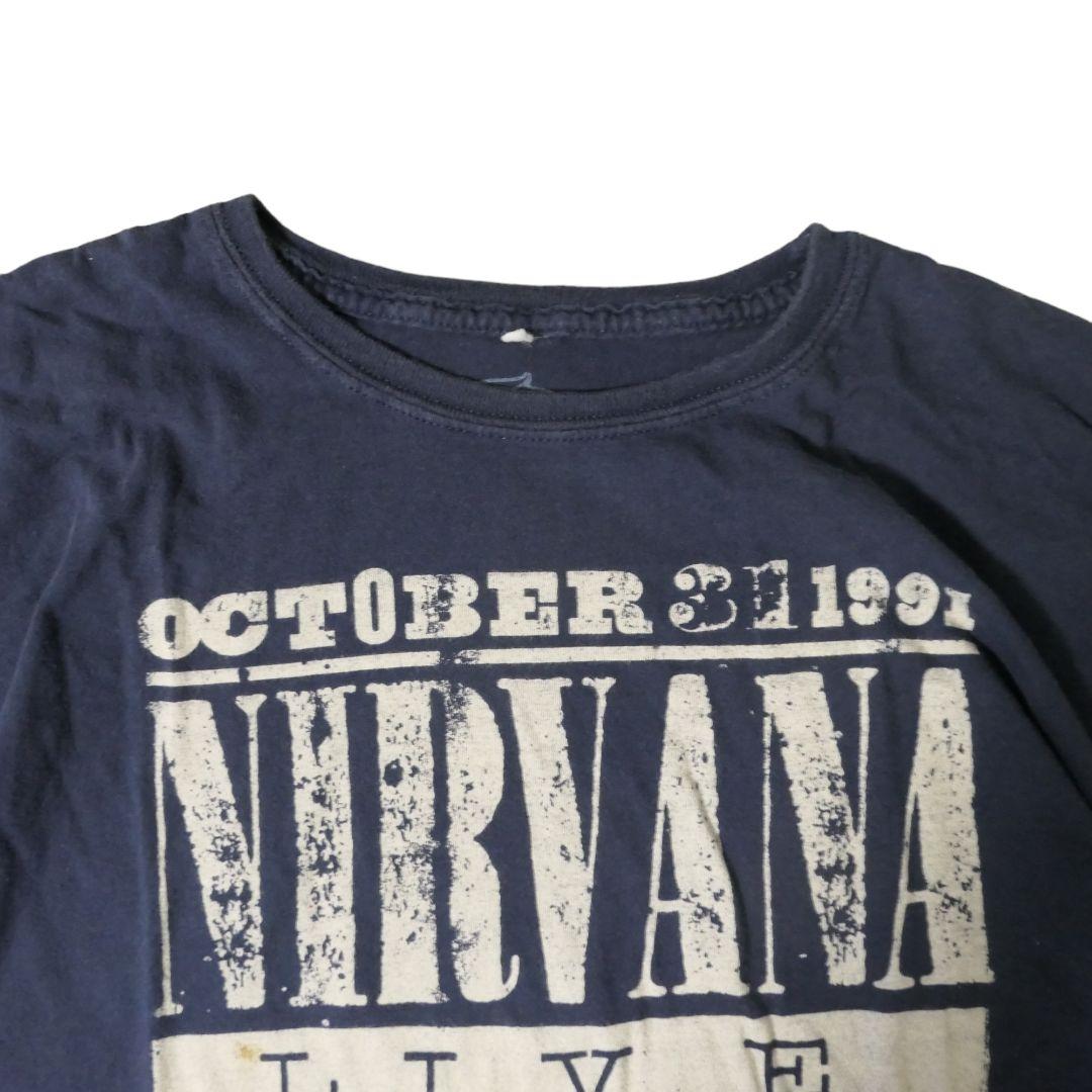 USED L Rock band T-shirt -NIRVANA-