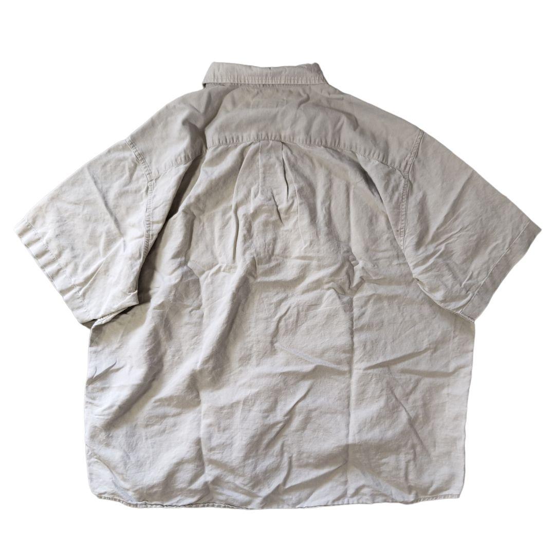 USED XL H/S Linen shirt -EddieBauer-
