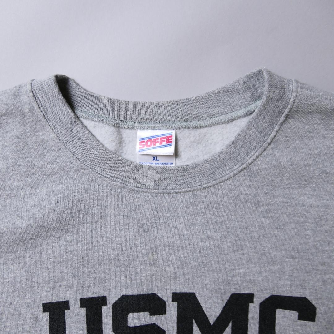 VINTAGE 90-00s XL Military sweat -USMC-