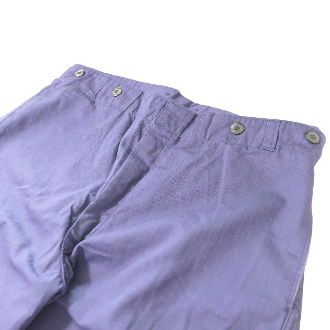 USED 52 HBT Blue work pants -GERMAN ARMY-