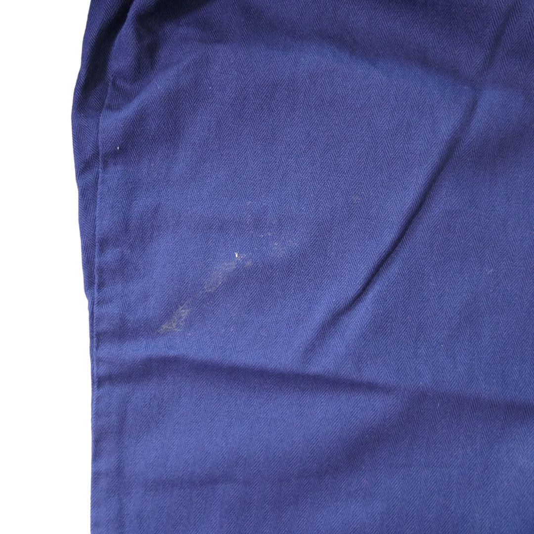USED 52 HBT Blue work pants -GERMAN ARMY-