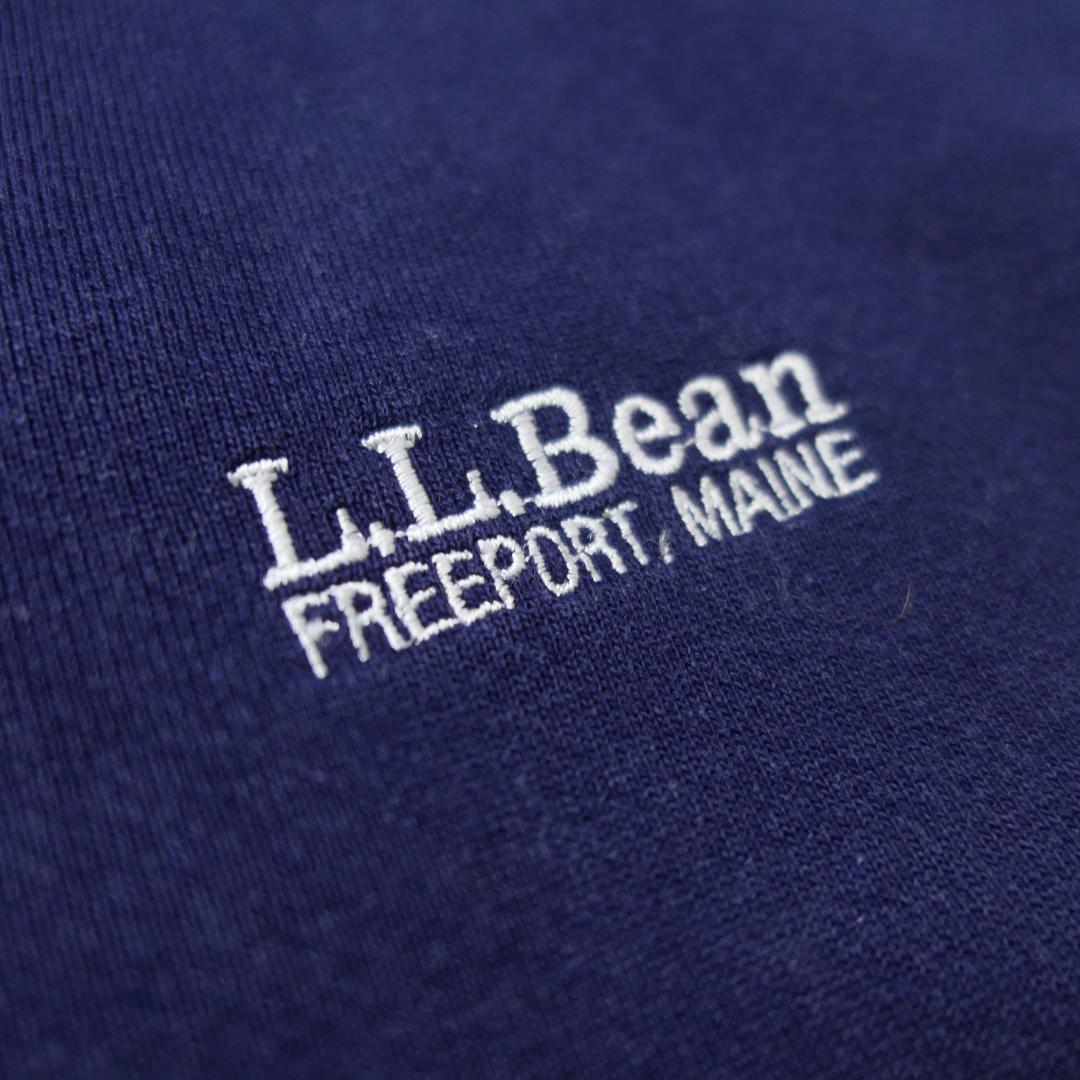 VINTAGE 80s XL Logo Sweat -L.L.Bean × Russell Athletic-