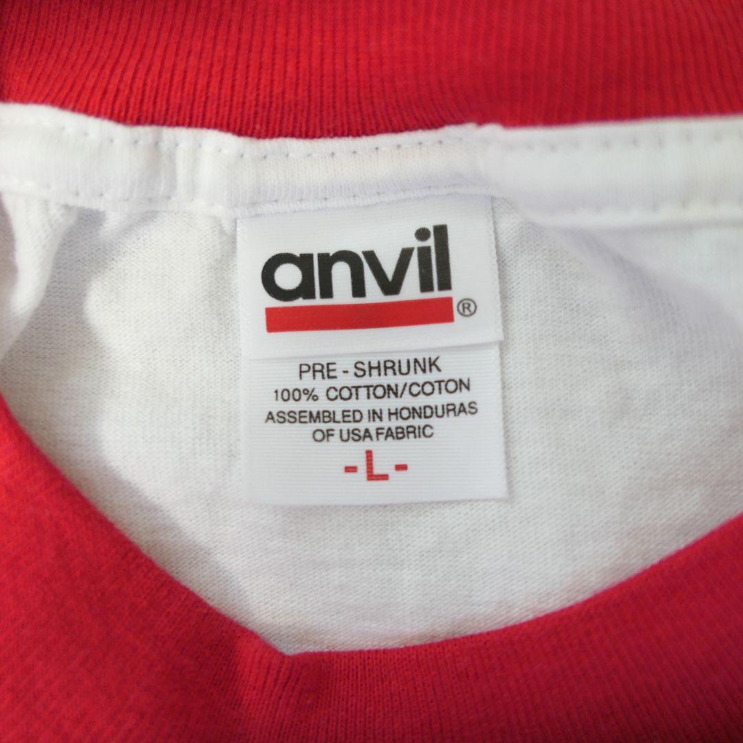 USED L Ringer T-shirt -anvil-