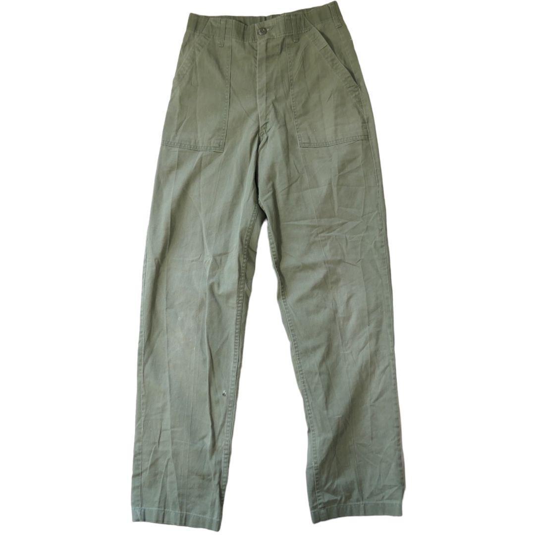 VINTAGE 70s 30inch Baker pants -U.S.ARMY-