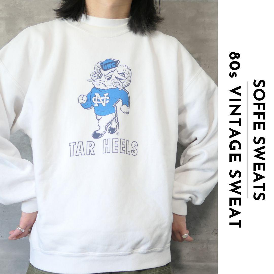 VINTAGE 80s XL Collage sweat -SOFFE SWEATS-
