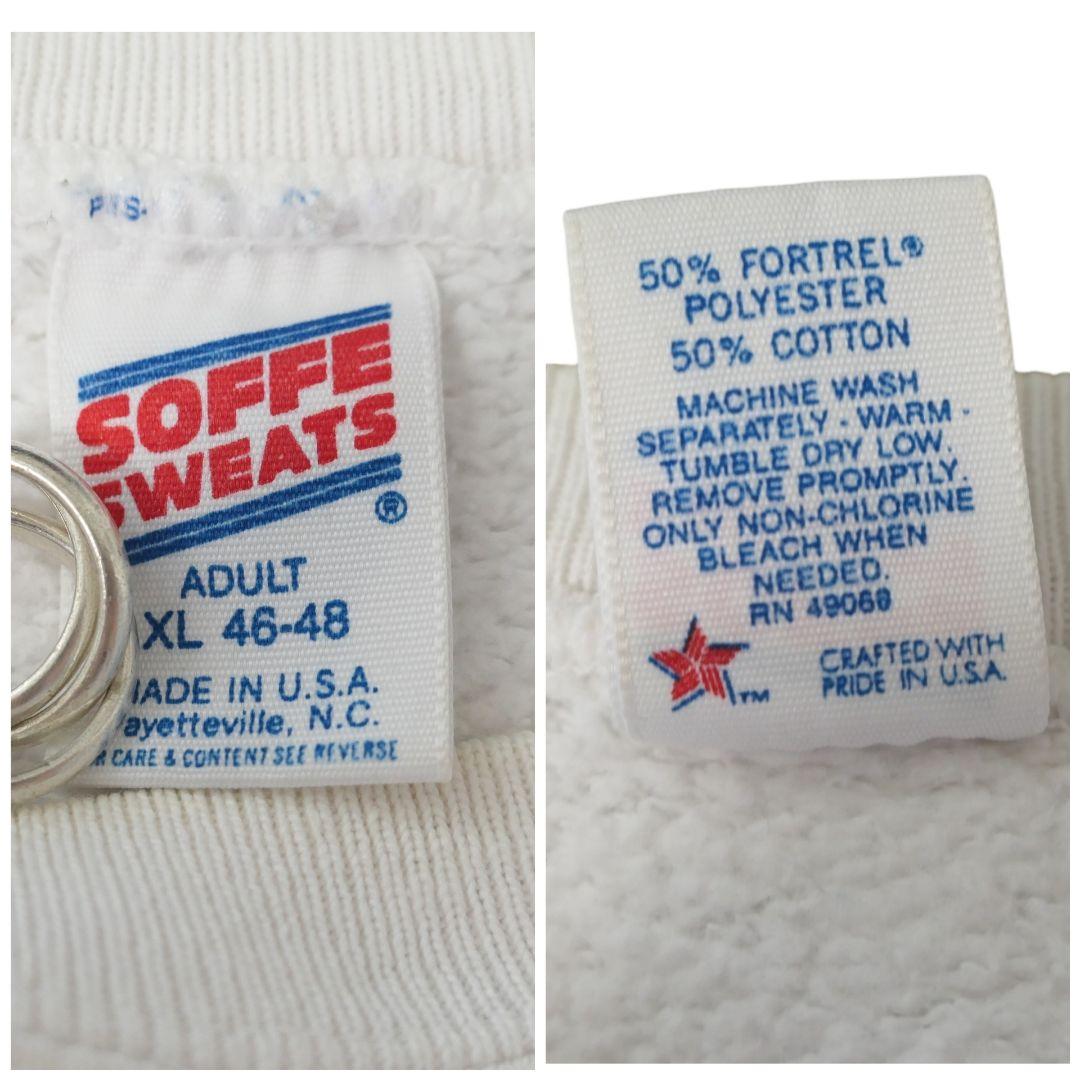 VINTAGE 80s XL Collage sweat -SOFFE SWEATS-