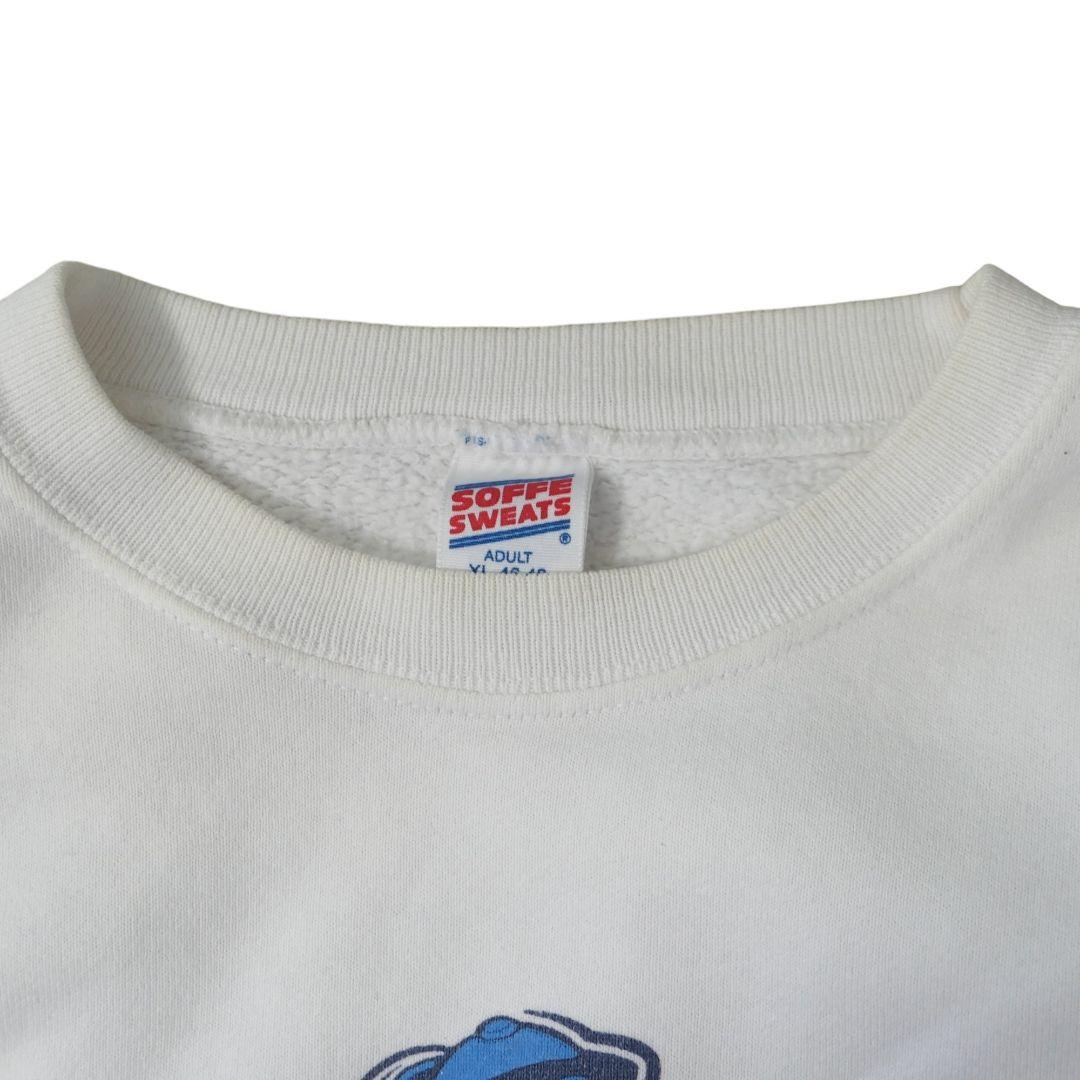 VINTAGE 80s XL Collage sweat -SOFFE SWEATS-