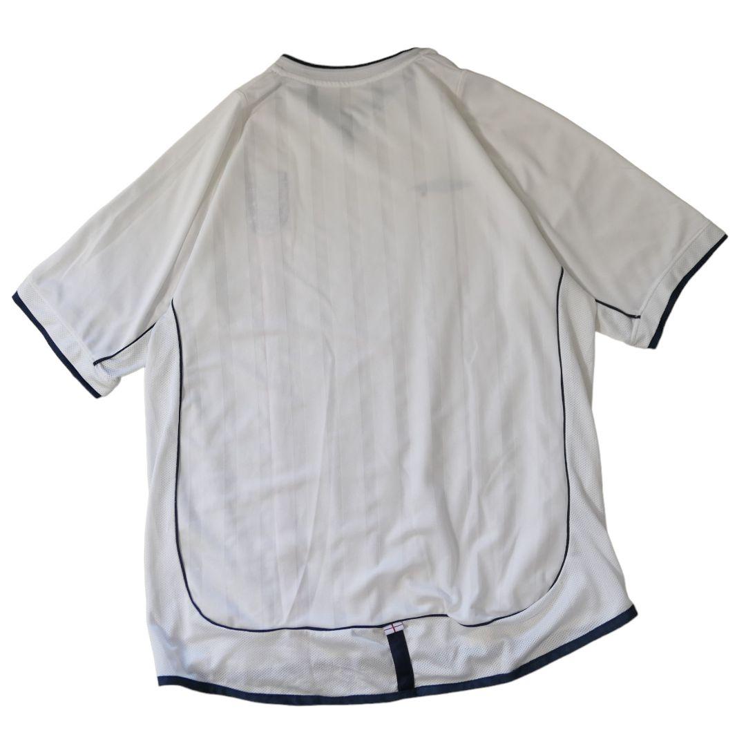 VINTAGE 00s L~XL Soccer game shirt -ENGLAND-