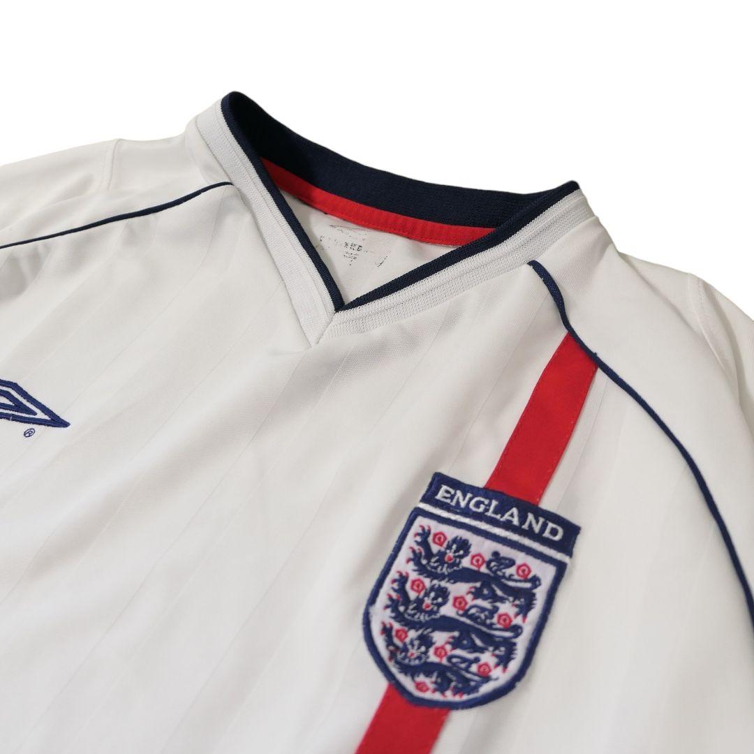 VINTAGE 00s L~XL Soccer game shirt -ENGLAND-