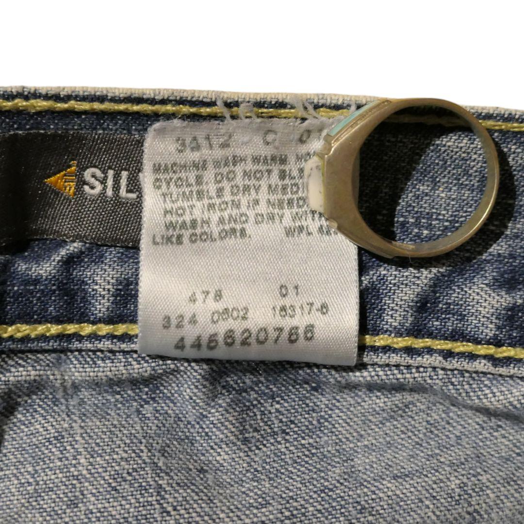 VINTAGE 00s 34inch "Loose" Denim Pants -Levi's Silver Tab-