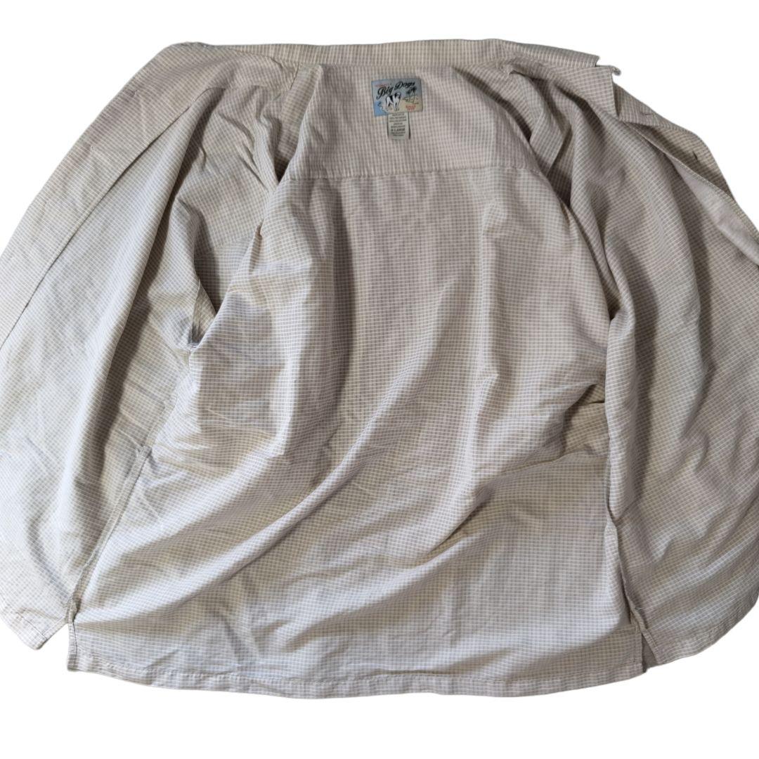 USED XL Half sleeve check shirt -BIG DOGS-