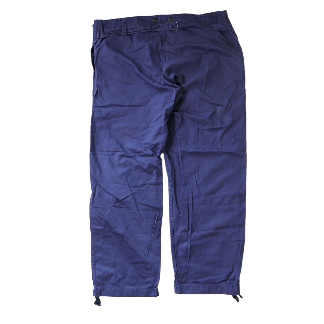 USED 52 HBT Blue work pants -GERMAN ARMY-