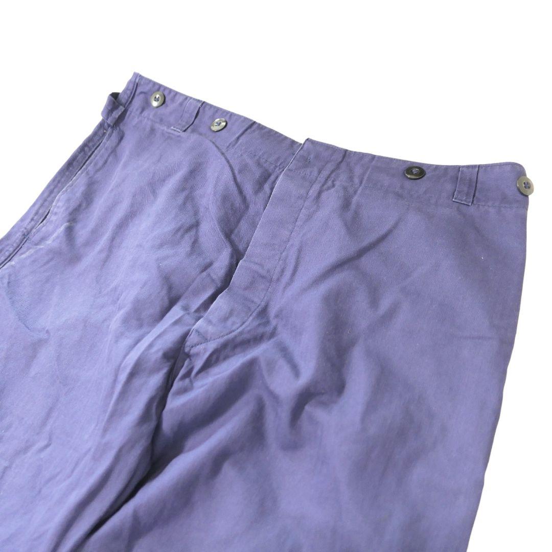 USED 52 HBT Blue work pants -GERMAN ARMY-