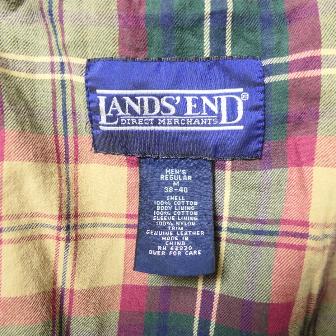 VINTAGE 90s-00s M Denim Hunting Jacket -LANDS' END-