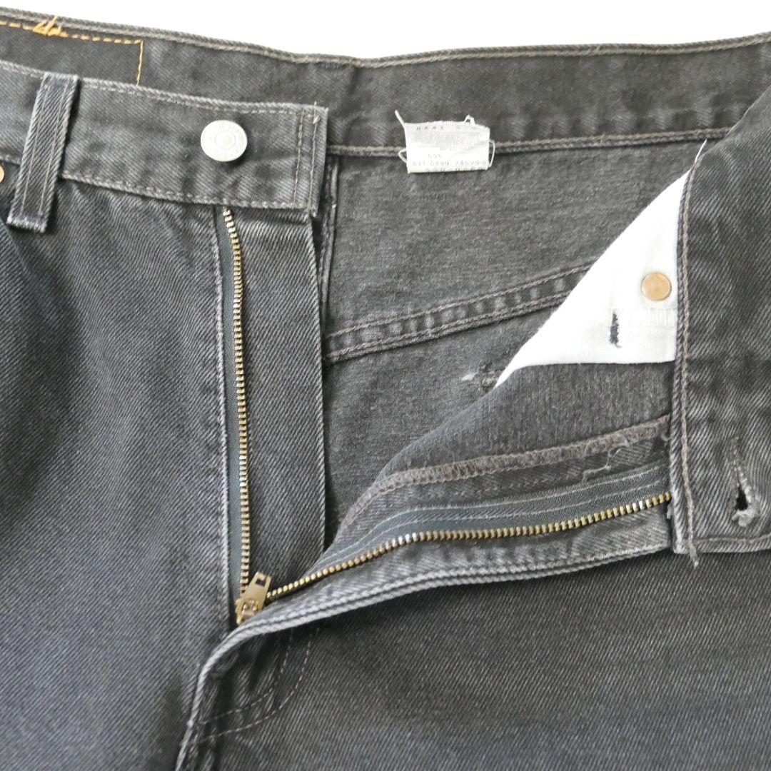 VINTAGE 90s 34inch 550 Black denim pants -Levi's-